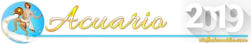 Horóscopo Anual Acuario 2019