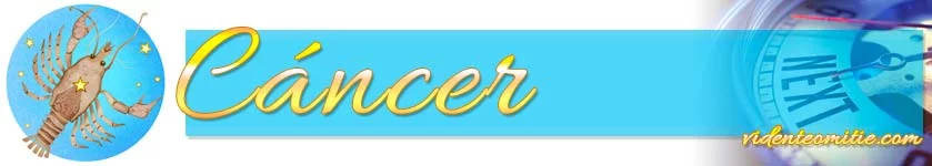 Horóscopo Semana Próxima Cáncer