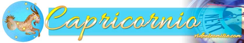 Horóscopo Semana Próxima Capricornio